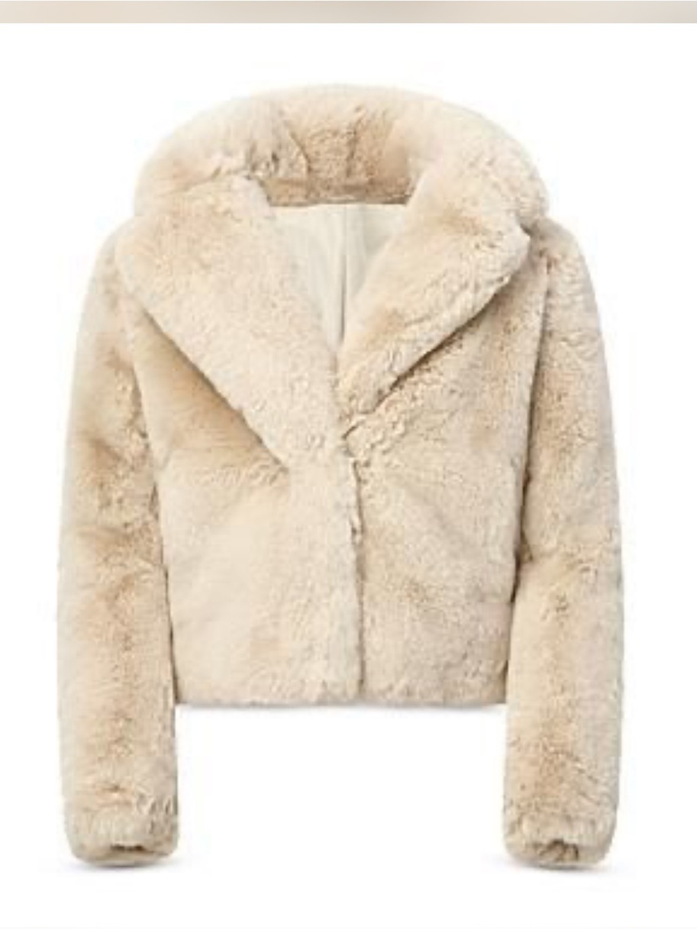Beige Faux Fur Kids  Jacket / women’s Luxurious Cozy Coat